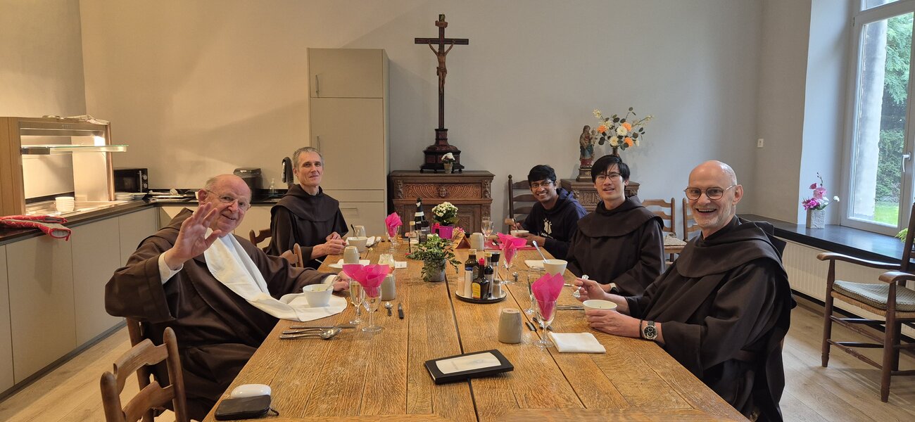 Vandaag vierden we het naamfeest van fr. Mathew