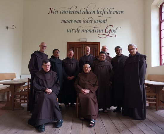 Generale visitatie met definitor <br>Fr. Christophe Marie