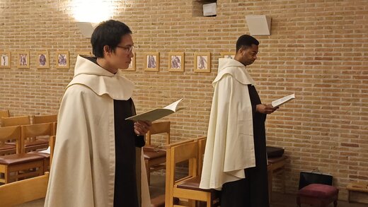 Tijdelijke professie van Br. Joseph en Br. Simon op 2 februari 2025